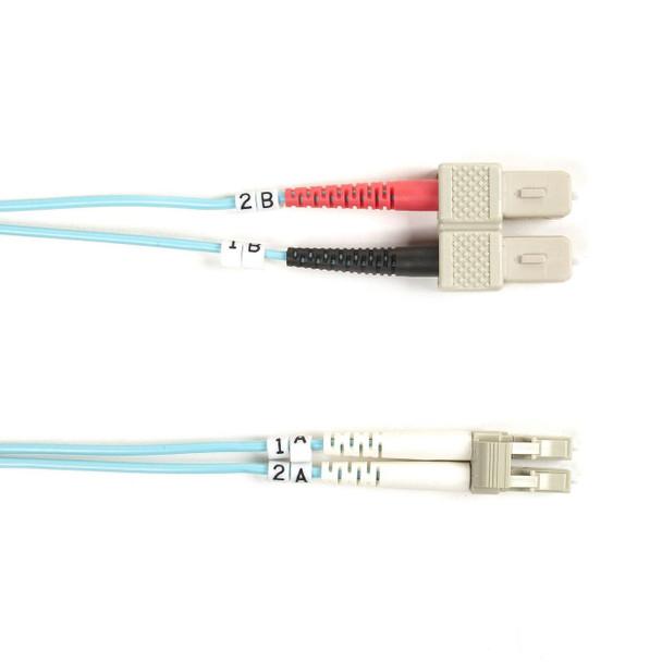 Black Box EFE351-010M-AQ OM3 LC-SC DUPLEX AQUA 10M EFE351-010M-AQ