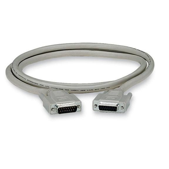 Black Box EGM16T-0010-MF DB15 MOLDED SERIAL CABLE M-F EGM16T-0010-MF