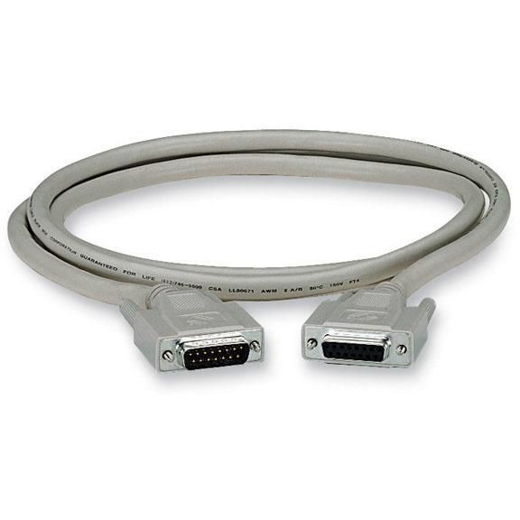 Black Box EGM16T-0015-MF DB15 MOLDED SERIAL CABLE M-F EGM16T-0015-MF