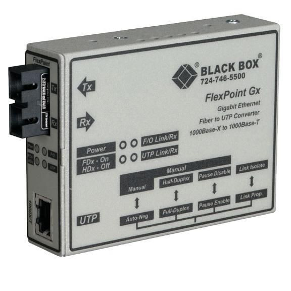 Black Box LMC1003A-R3 FLEXPOINT GX. GIGABIT MEDIA LMC1003A-R3