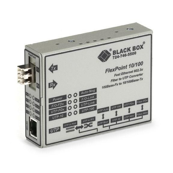 Black Box LMC100A-SMLC-R2 FLEXPOINT MODULAR 10/100 RATE LMC100A-SMLC-R2