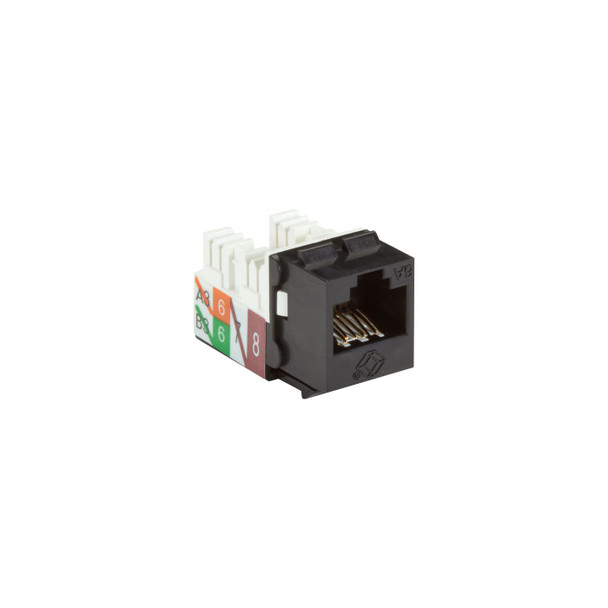 Black Box C6AJA70-BK-R2 CAT6A KEYSTONE JACK. BLACK C6AJA70-BK-R2