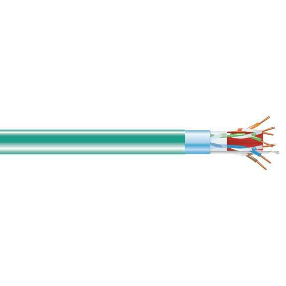 Black Box C6ABC50S-GN-1000 CAT6A SHLD BULK CABLE F/UTP C6ABC50S-GN-1000