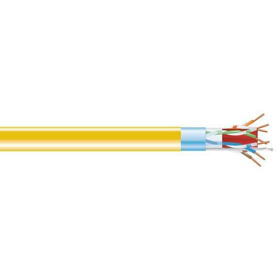 Black Box C6ABC50S-YL-1000 CAT6A SHLD BULK CABLE F/UTP C6ABC50S-YL-1000