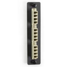 Black Box JPM455B-R2 FIBER ADAPTER PANEL BRONZE 6 JPM455B-R2