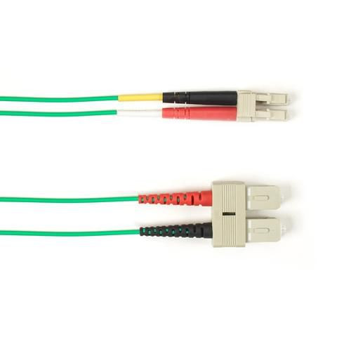 Black Box FOLZH50-002M-SCLC-GN 50 MM FO PATCH CABLE DUPLX. FOLZH50-002M-SCLC-GN