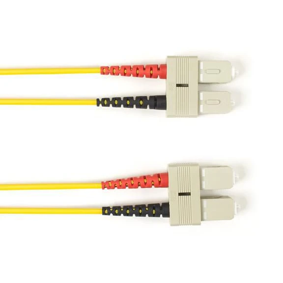 Black Box FOCMRSM-005M-SCSC-YL SM FO PATCH CABLE DUPLX. PVC. FOCMRSM-005M-SCSC-YL