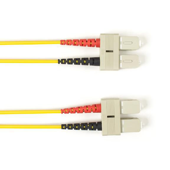 Black Box FOCMRSM-025M-SCSC-YL SM FO PATCH CABLE DUPLX. PVC. FOCMRSM-025M-SCSC-YL