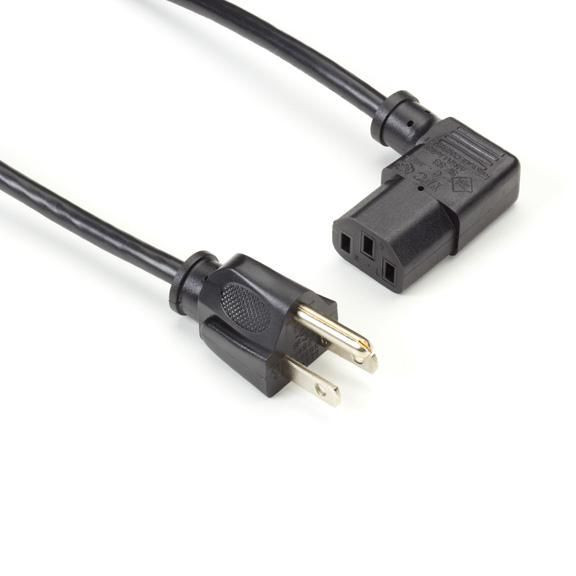 Black Box EPXR13 US RIGHT ANGLE POWER CORD 6 FT EPXR13