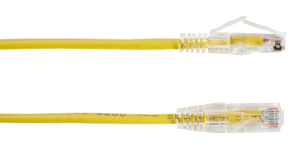 Black Box C6APC28-YL-05 SLIM-NET CAT6A PATCH CABLE C6APC28-YL-05