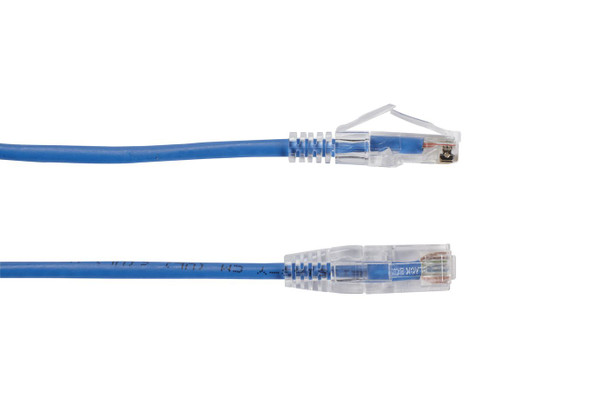 Black Box C6PC28-BL-10 SLIM-NET CAT6 PATCH CABLE C6PC28-BL-10