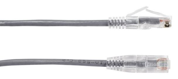 Black Box C6PC28-GY-05 SLIM-NET CAT6 PATCH CABLE C6PC28-GY-05