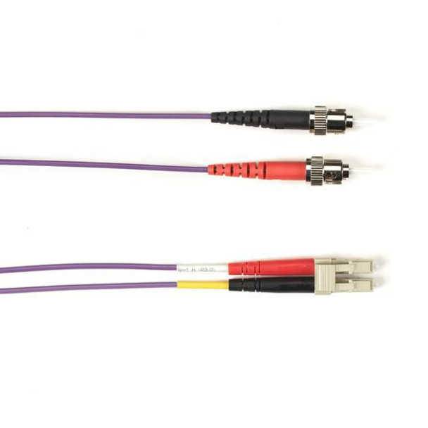 Black Box FOCMRM4-006M-LCLC-VT OM4 MM FO PATCH CABLE DUPLX. FOCMRM4-006M-LCLC-VT