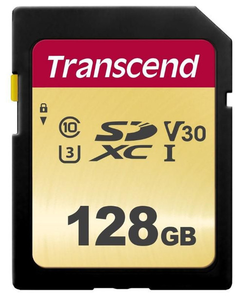 Transcend TS128GSDC500S 128 GB SDXC Secure Digital TS128GSDC500S