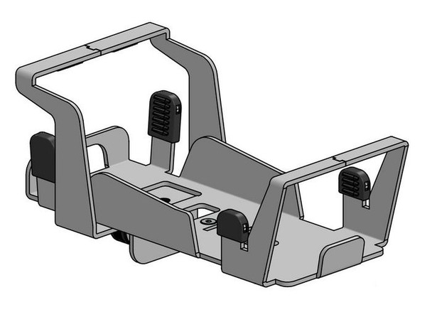 Ergonomic Solutions WIS102SEC-MN-02 MultiGrip Plate with Security WIS102SEC-MN-02