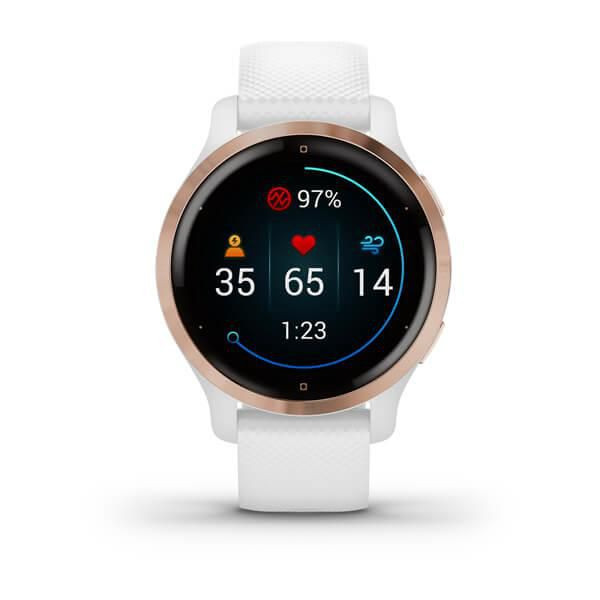 Garmin 010-02429-13 Venu 2S. White/Rose 010-02429-13