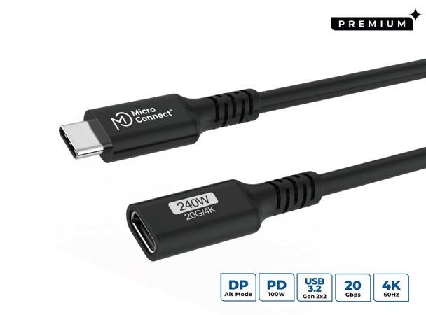 MicroConnect USB3.2CC1.5EX Premium USB-C cable Extender USB3.2CC1.5EX