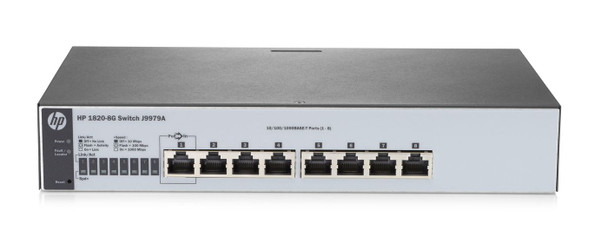 Hewlett Packard Enterprise J9979A#ABB-RFB 1820-8G Switch J9979A#ABB-RFB