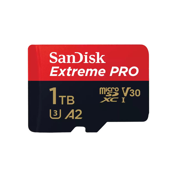 Sandisk Extreme PRO 1 TB MicroSDXC Class 3 U3 V30 A2 Memory Card SDSQXCD-1T00-GN6MA