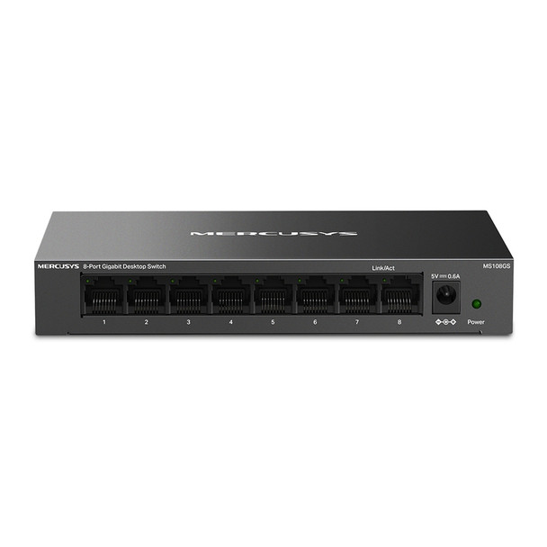 Mercusys 8-Port Gigabit Desktop Switch Unmanaged Gigabit Ethernet 10/100/1000 Fu MS108GS