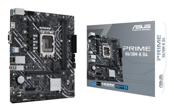 Asus 90MB1A10-M0EAY0 PRIME H610M-K D4 LGA1700 DDR4 90MB1A10-M0EAY0