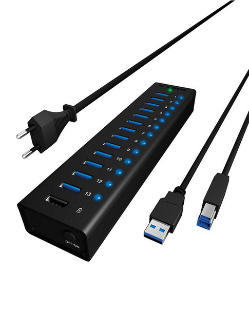 ICY BOX IB-AC6113 13Port USB 3.0 Hub w/ Charge IB-AC6113