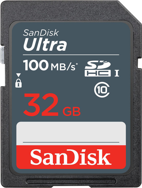 Sandisk SDSDUNR-032G-GN3IN Ultra 32GB SDHC Mem Card SDSDUNR-032G-GN3IN