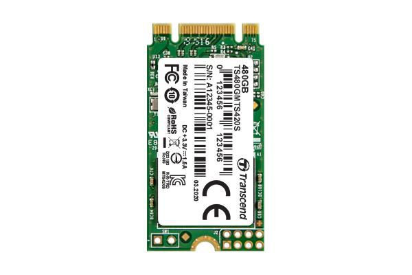 Transcend TS480GMTS420S M.2 SSD 420S 480GB TS480GMTS420S