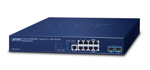 Planet MGS-6320-8T2X L3 4-Port 10/100/1000T + MGS-6320-8T2X