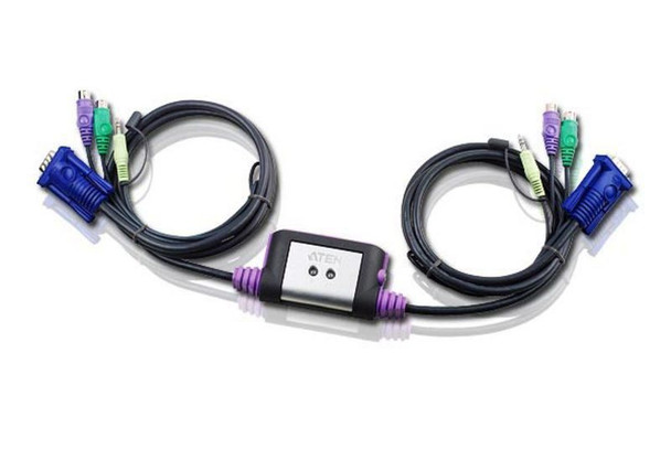 Aten CS62A-A7 CS62A KVM switch Black CS62A-A7