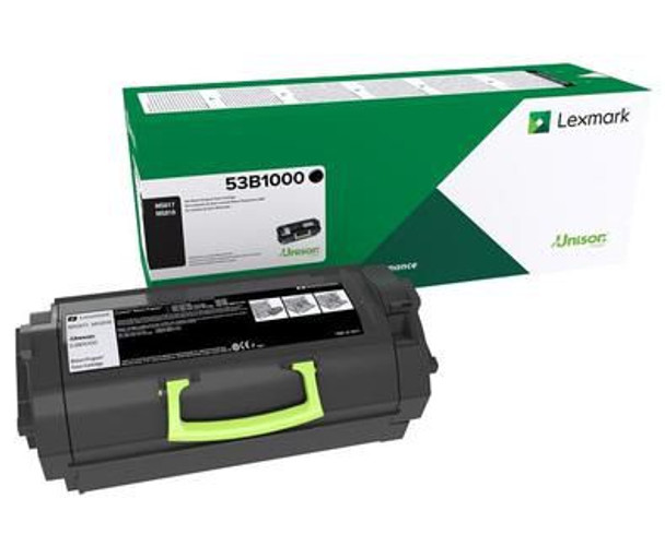 Lexmark 53B2000 TONER RETURN OPEN BLACK CRTG 53B2000