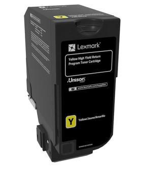 Lexmark 74C2HY0 RETURN-TONER CARTRIDGE YELLOW 74C2HY0