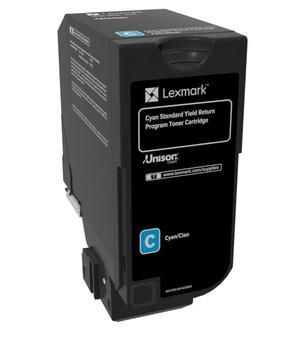 Lexmark 74C2SC0 RETURN-TONER CARTRIDGE CYAN 74C2SC0