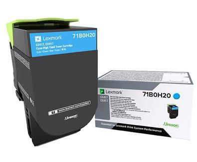 Lexmark 71B0H20 TONER REGULAR OPEN CYAN CRTG 71B0H20