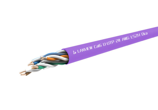 Lanview LVN122150 Cat6 U-UTP Network Cable LVN122150