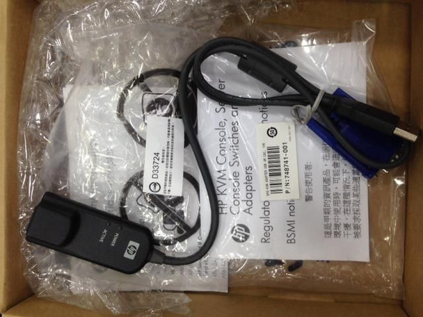Hewlett Packard Enterprise 748741-001-RFB KVM console USB 2.0 virtual 748741-001-RFB