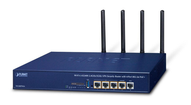 Planet VR-300PW6A Wi-Fi 6 AX2400 2.4GHz/5GHz VR-300PW6A