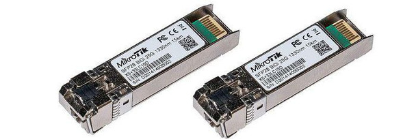 MikroTik XS+2733LC15D Pair of bidirectional SFP 1G XS+2733LC15D