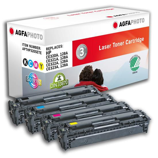 AgfaPhoto APTHP320SETE TONER K/C/M/Y. RPL. CE320A APTHP320SETE