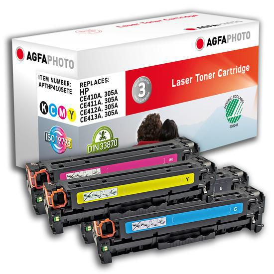AgfaPhoto APTHP410SETE TONER K/C/M/Y. RPL. CE410A APTHP410SETE