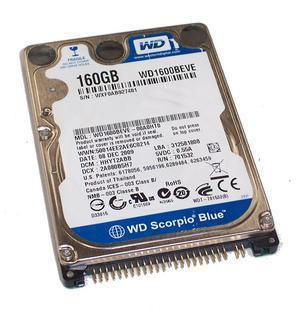 Western Digital WD1600BEVE-RFB WD Scorpio 160GB 8MB 5400rpm WD1600BEVE-RFB