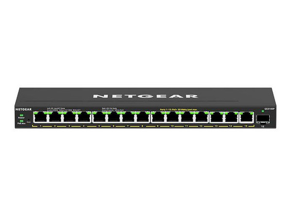 Netgear GS316EP-100PES 16-PORT POE+ GIGABIT SWITCH GS316EP-100PES