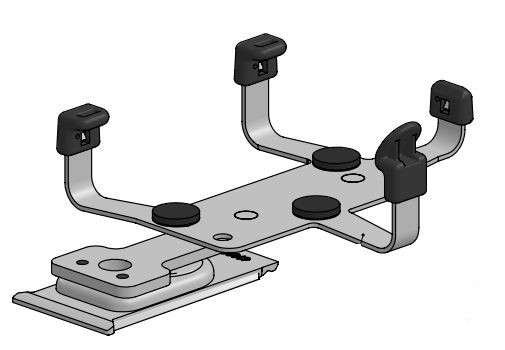 Ergonomic Solutions STK001-02 Scorpion Clamp for iZettle STK001-02