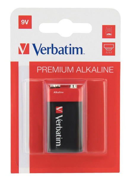 Verbatim 49924 ALKALINE BATTERY 9V 1 PACK 49924