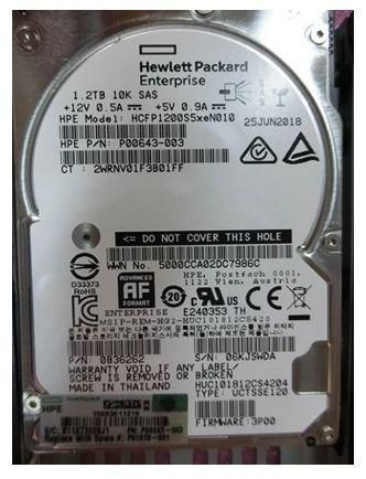 Hewlett Packard Enterprise P01018-001 DRV 1.2TB SFF HDD 10K SS7000 P01018-001