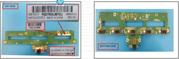 Hewlett Packard Enterprise 870950-001 PCA: Fan Module Backplane 870950-001