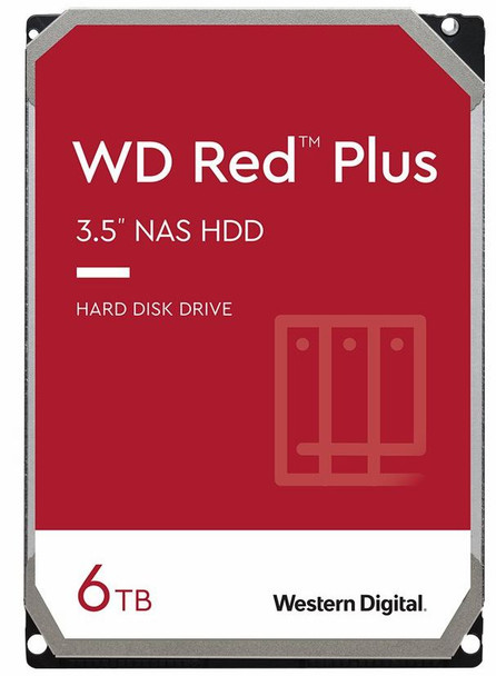 Western Digital WD60EFRX-68L0BN1-RFB WD Red Plus NAS Hard Drive WD60EFRX-68L0BN1-RFB