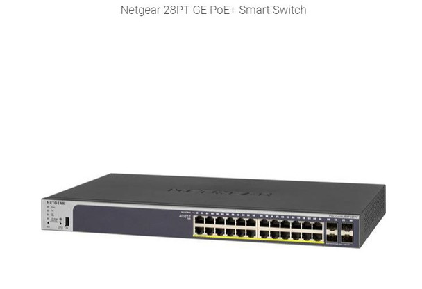 Netgear GS728TPPV2-RFB 24-Port Gigabit PoE+ Smart GS728TPPV2-RFB