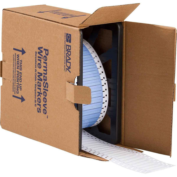 Brady PS-125-2-WT-2 PermaSleeve Wire Marking PS-125-2-WT-2