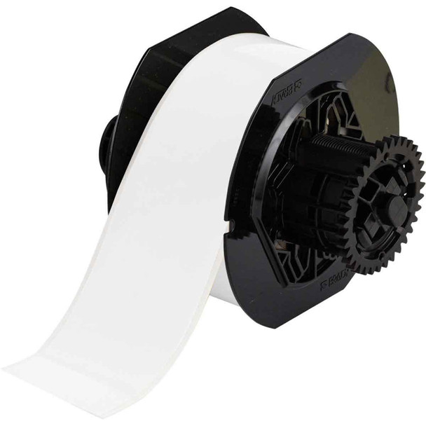 Brady B30C-2250-581-WT White Repositionable Vinyl B30C-2250-581-WT